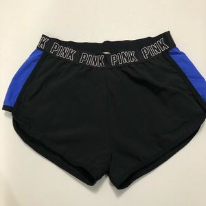 PINK Victoria’s Secret Running Short XS Blue/Black